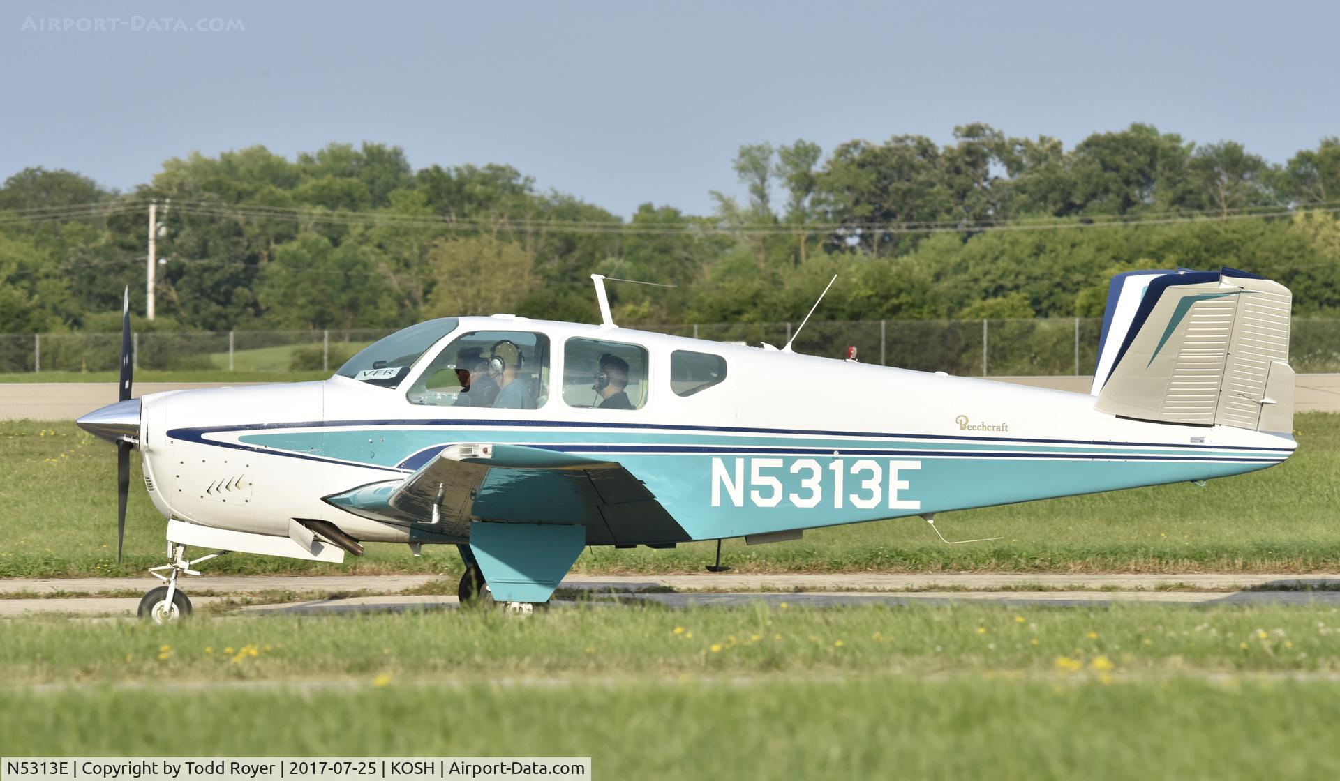 N5313E, 1959 Beech K35 Bonanza C/N D-5844, Airventure 2017