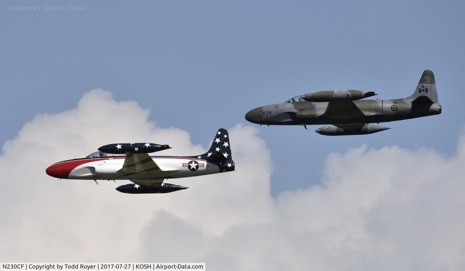 N230CF, 1953 Canadair CT-133 Silver Star 3 C/N T33-24, Airventure 2017