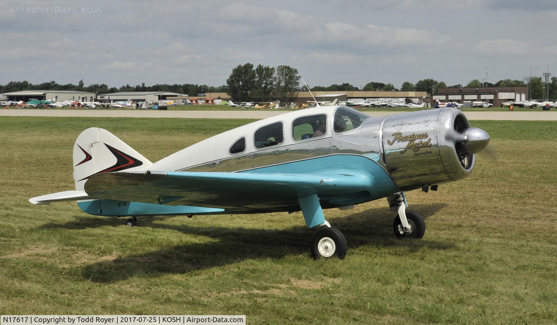 N17617, 1938 Spartan 7W Executive C/N 16, Airventure 2017