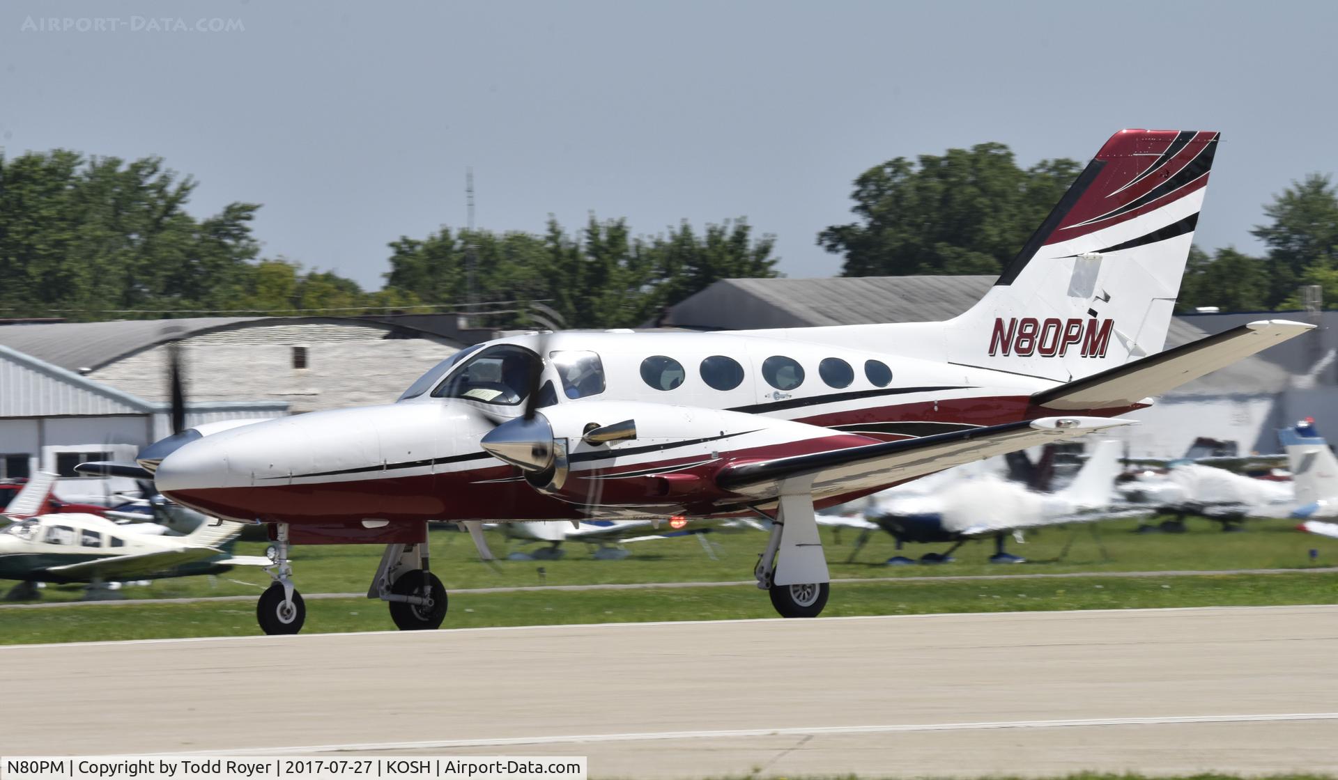 N80PM, 1983 Cessna 425 Conquest I C/N 425-0181, Airventure 2017
