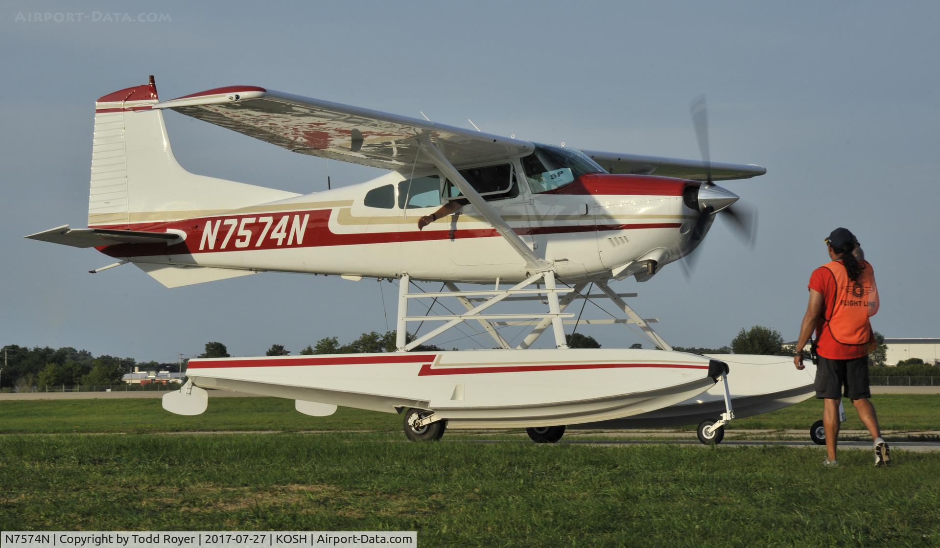 N7574N, 1981 Cessna A185F Skywagon 185 C/N 18504326, Airventure 2017