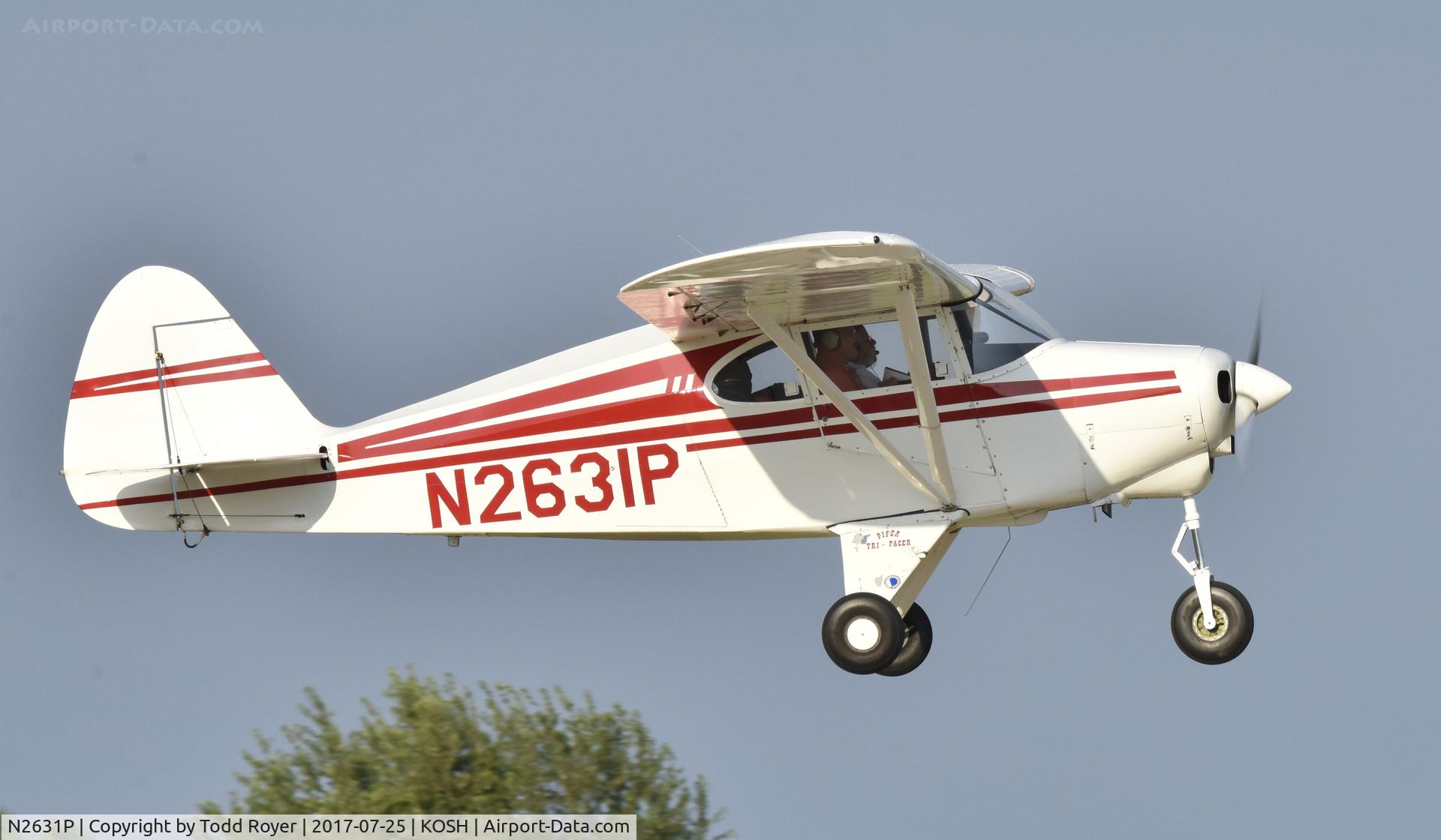 N2631P, 1955 Piper PA-22-150 Tri-Pacer C/N 22-2968, Airventure 2017
