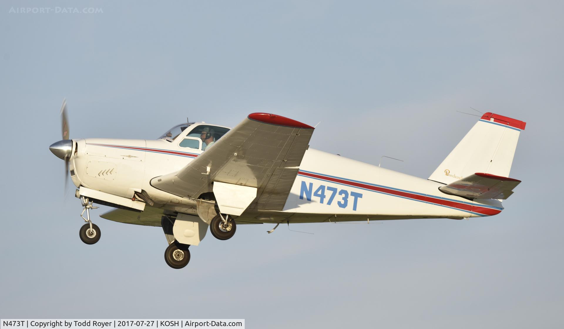 N473T, 1961 Beech 35-A33 Debonair C/N CD-299, Airventure 2017