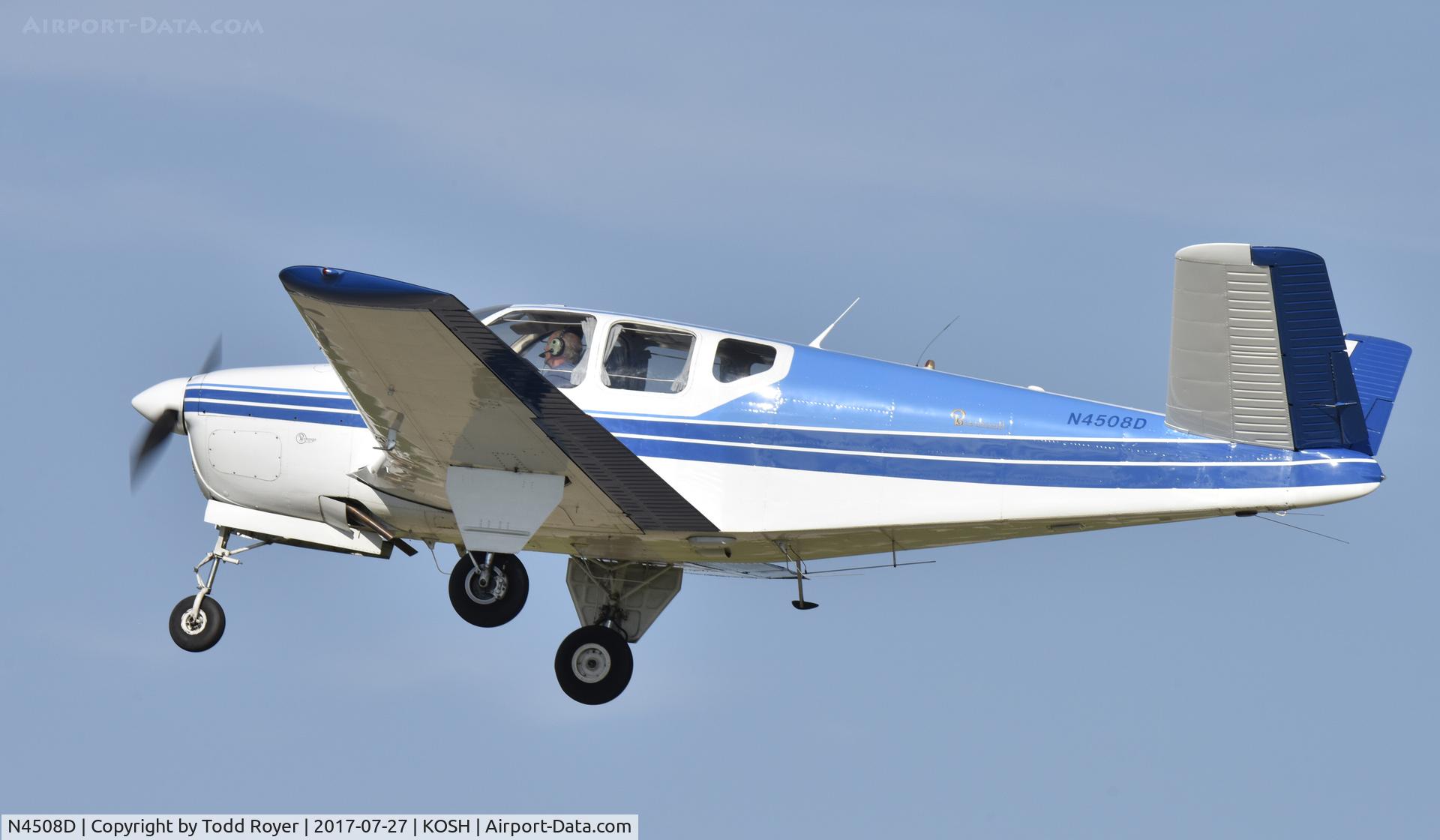 N4508D, 1956 Beech G35 Bonanza C/N D-4679, Airventure 2017