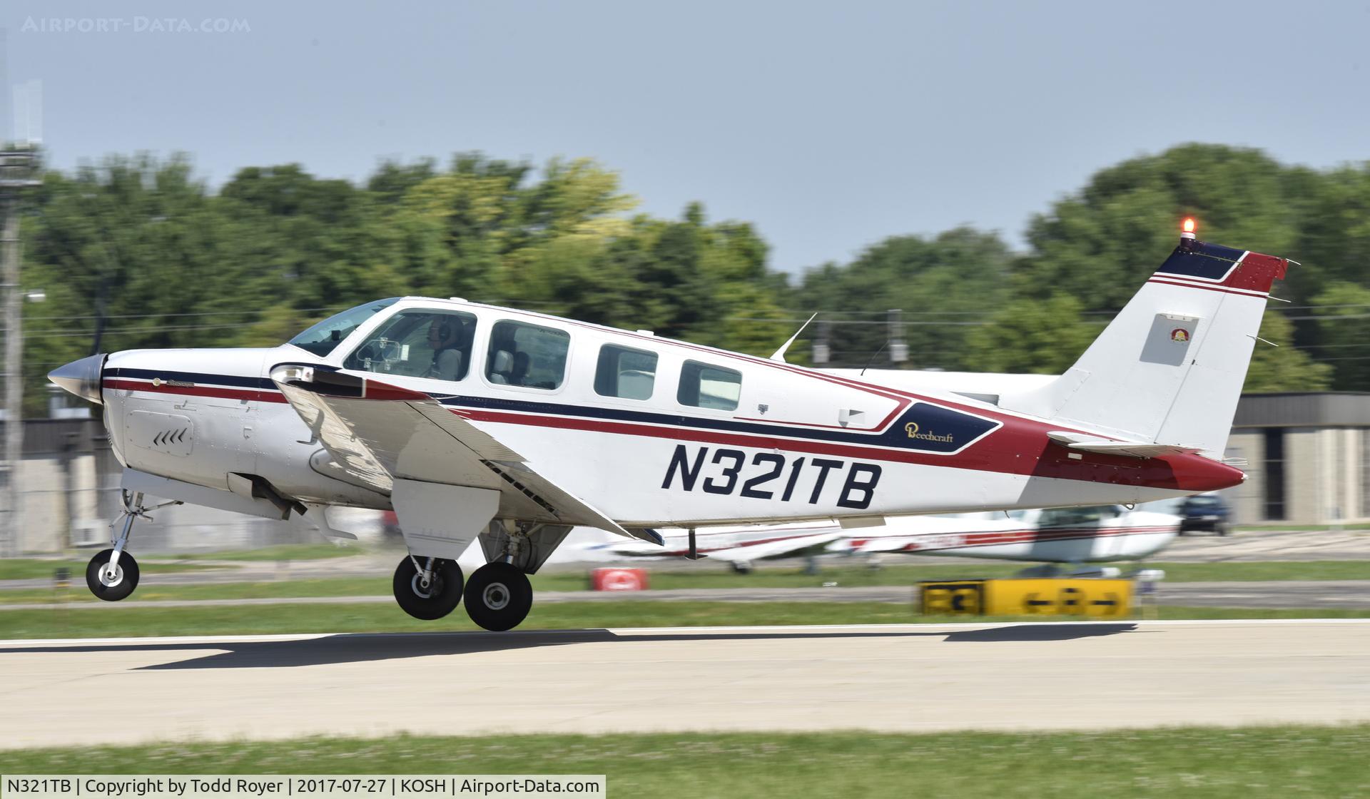 N321TB, 1982 Beech A36 Bonanza 36 C/N E-1998, Airventure 2017