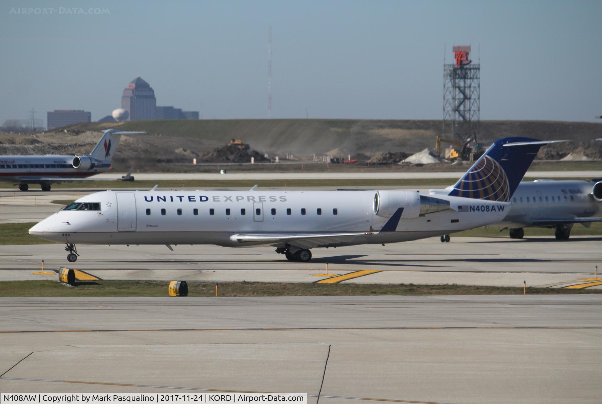 N408AW, 2001 Bombardier CRJ-200LR (CL-600-2B19) C/N 7568, CL-600-2B19