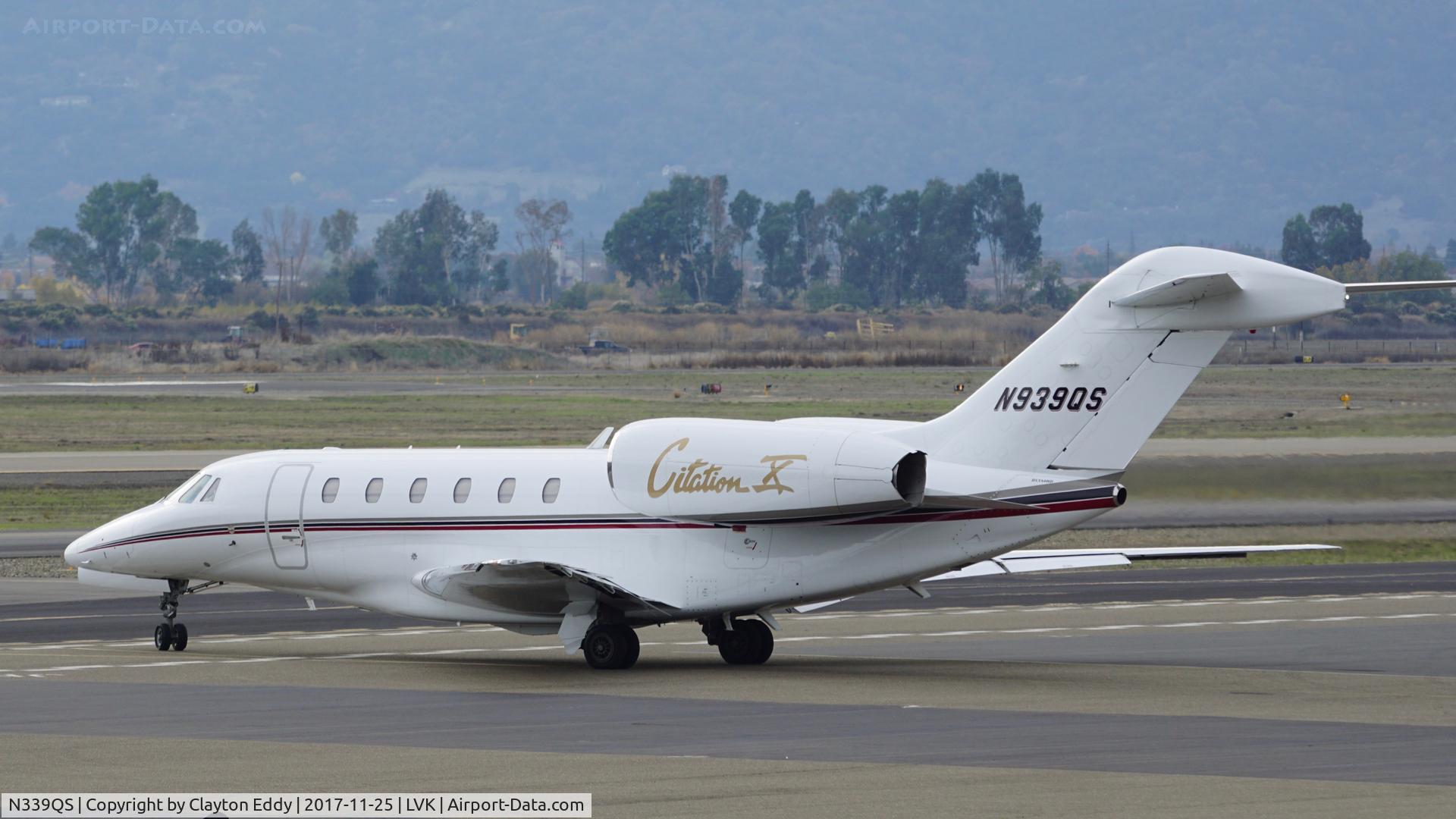 N339QS, 2008 Cessna 680 Citation Sovereign C/N 680-0191, Livermore Airport 2017.