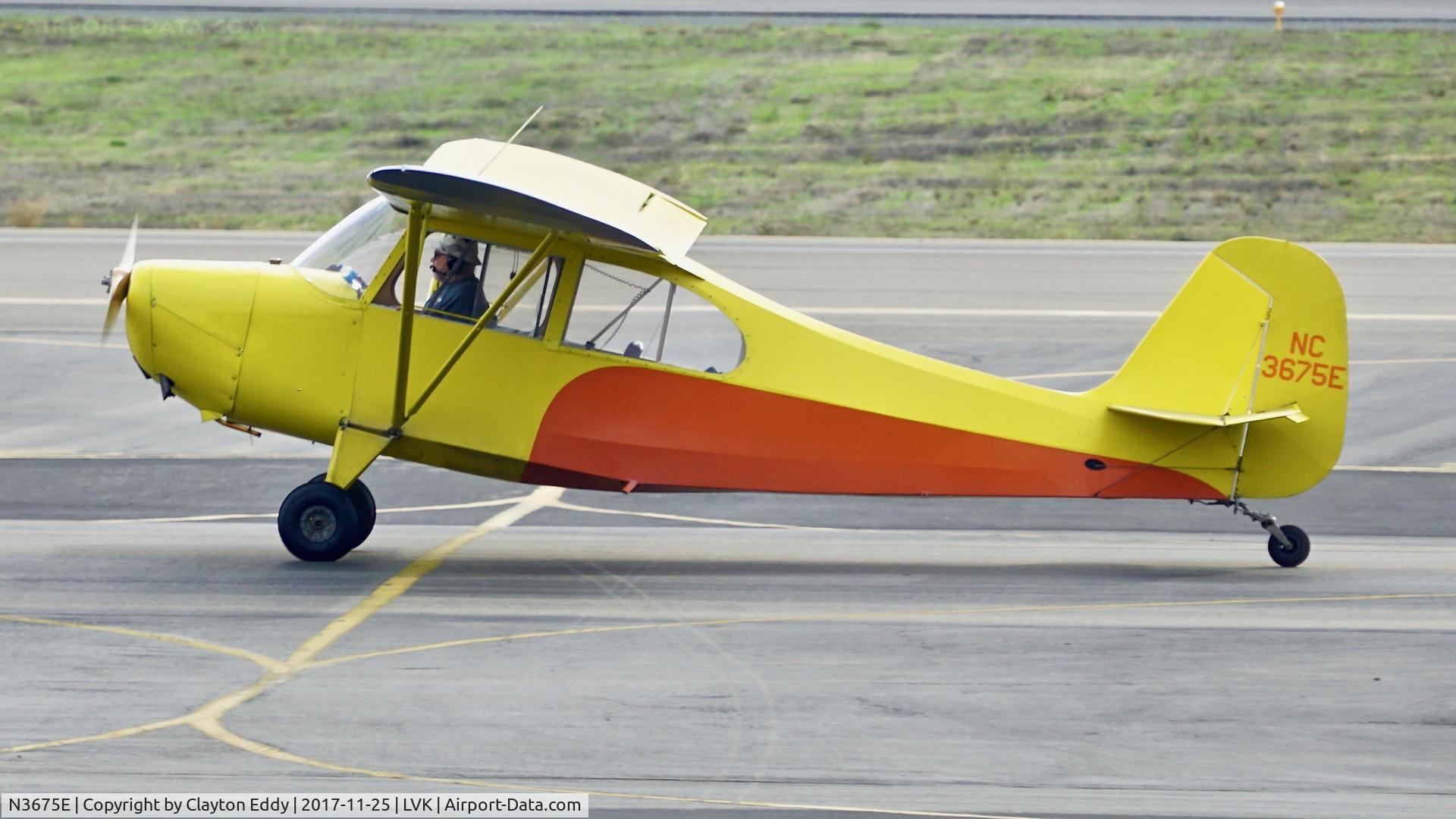 N3675E, 1947 Aeronca 7AC Champion C/N 7AC-6985, Livermore Airport California 2017.