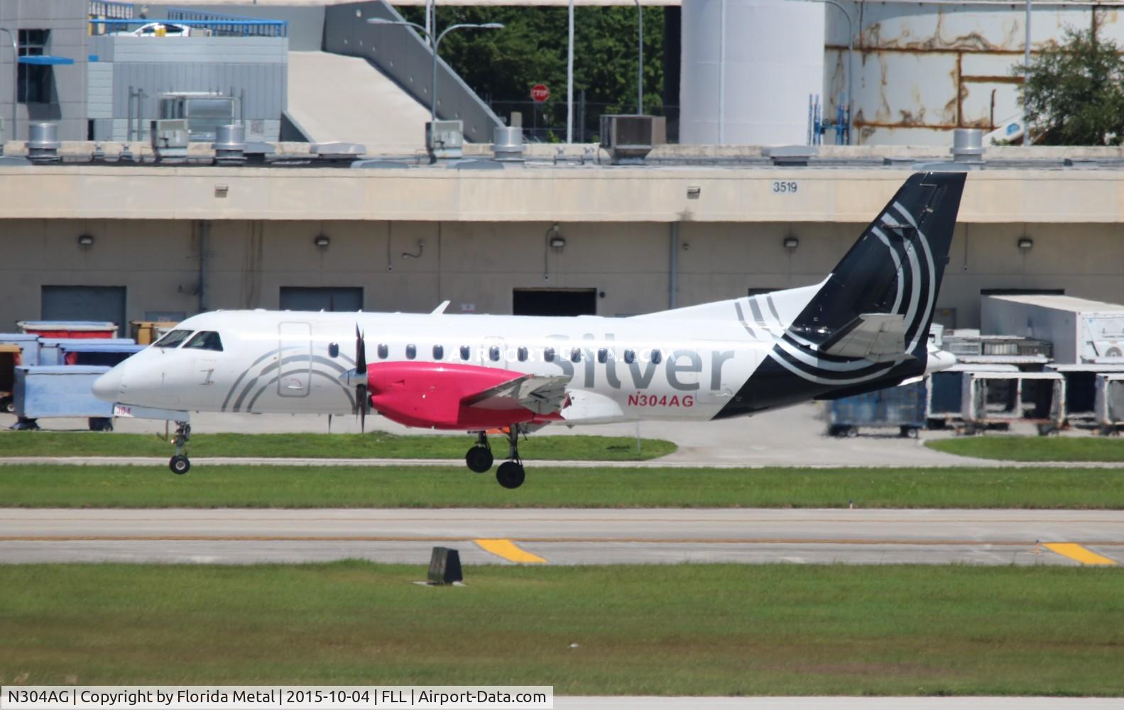 N304AG, 1997 Saab 340B C/N 340B-418, Silver Airways