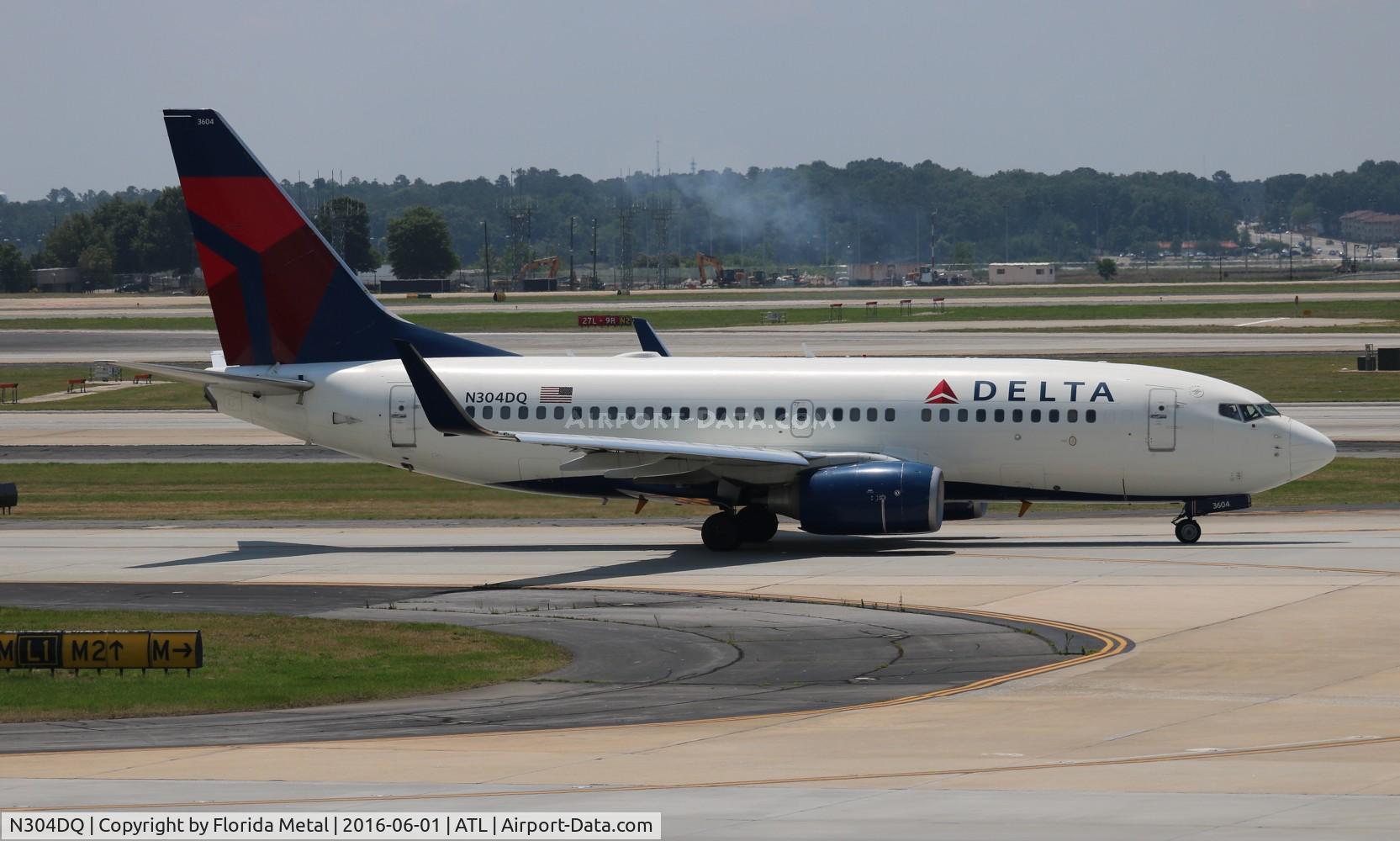N304DQ, 2008 Boeing 737-732 C/N 29683, Delta