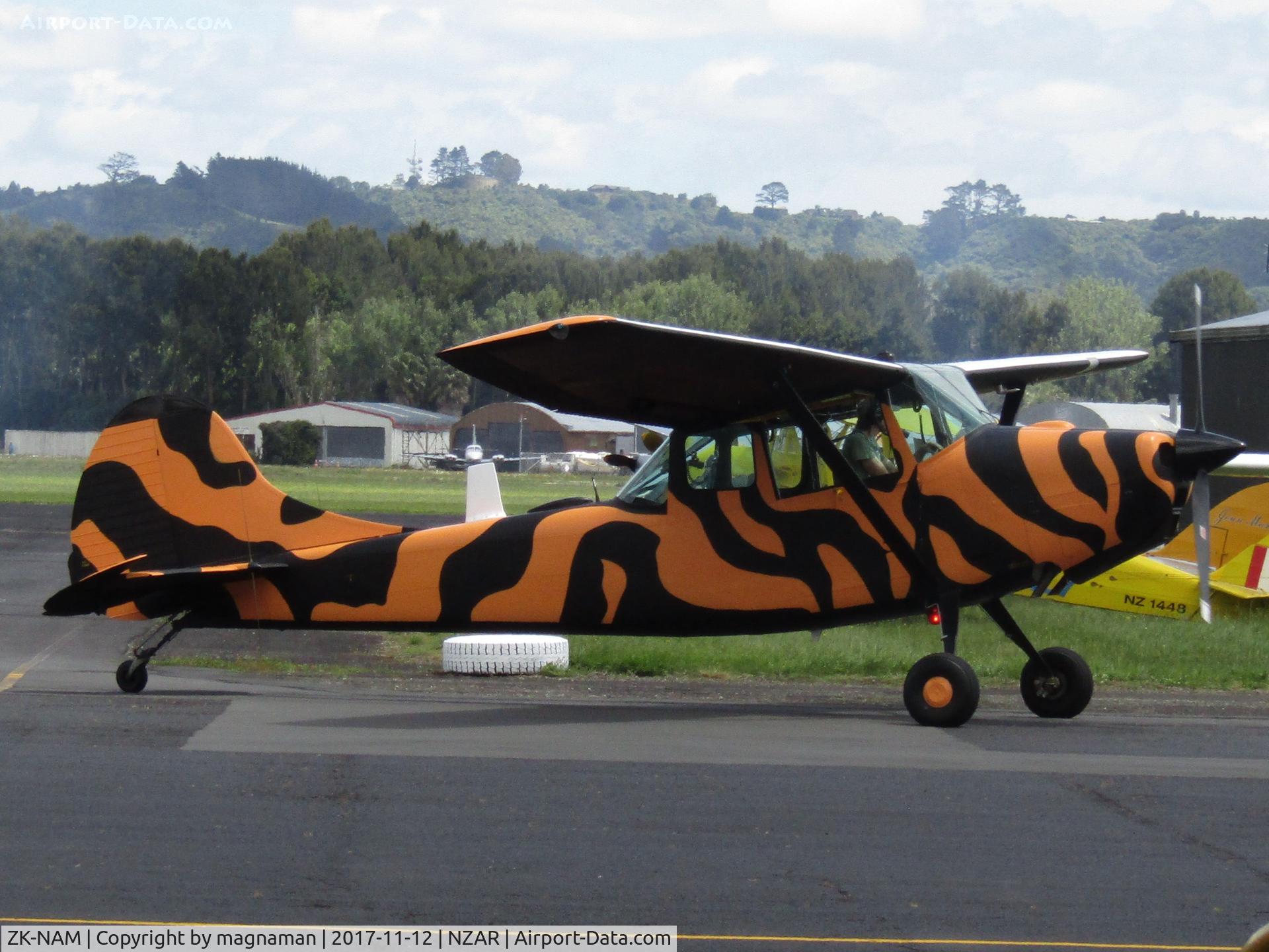 ZK-NAM, Cessna O-1F (305E) Bird Dog C/N 24106, at open day - out for a flight with ZK-DAJ