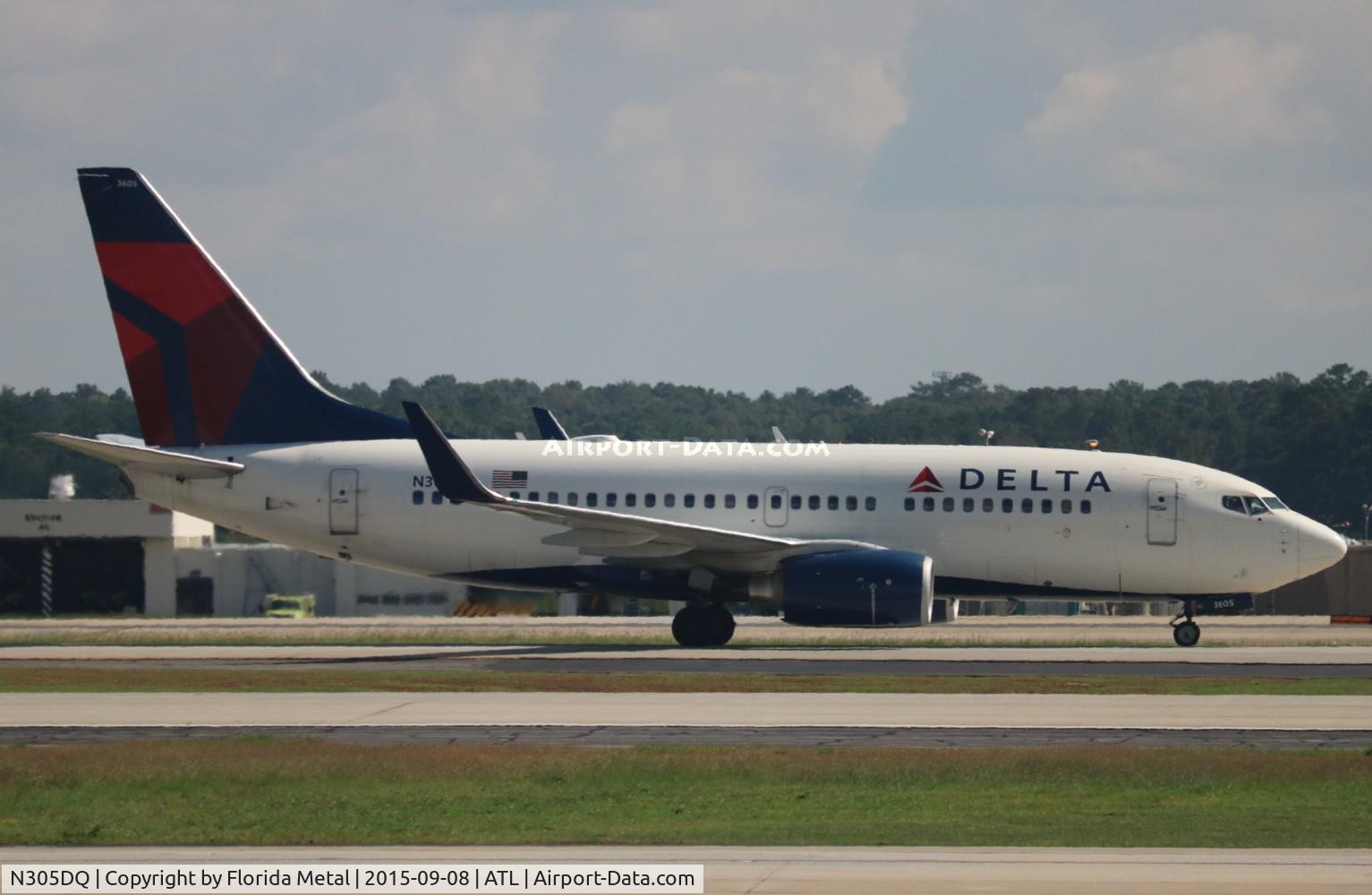 N305DQ, 2008 Boeing 737-700 C/N 29645, Delta