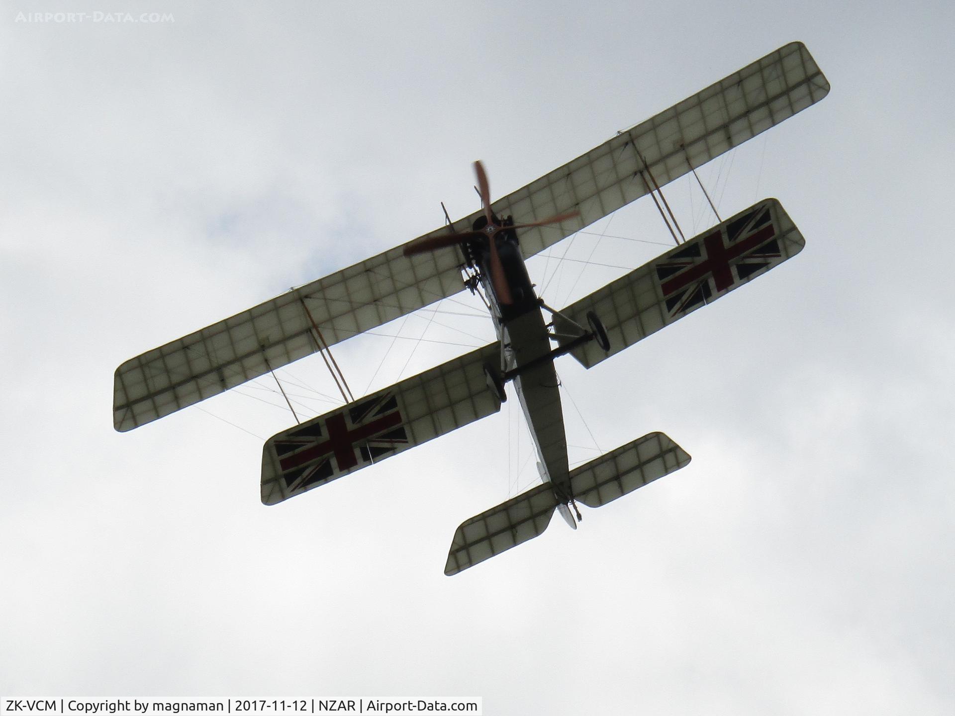 ZK-VCM, The Vintage Aviator BE2e-1 C/N 11233, great to see this fly