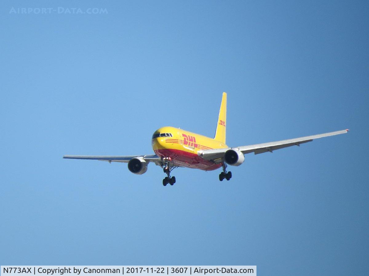N773AX, 1983 Boeing 767-281 C/N 22788, Landing