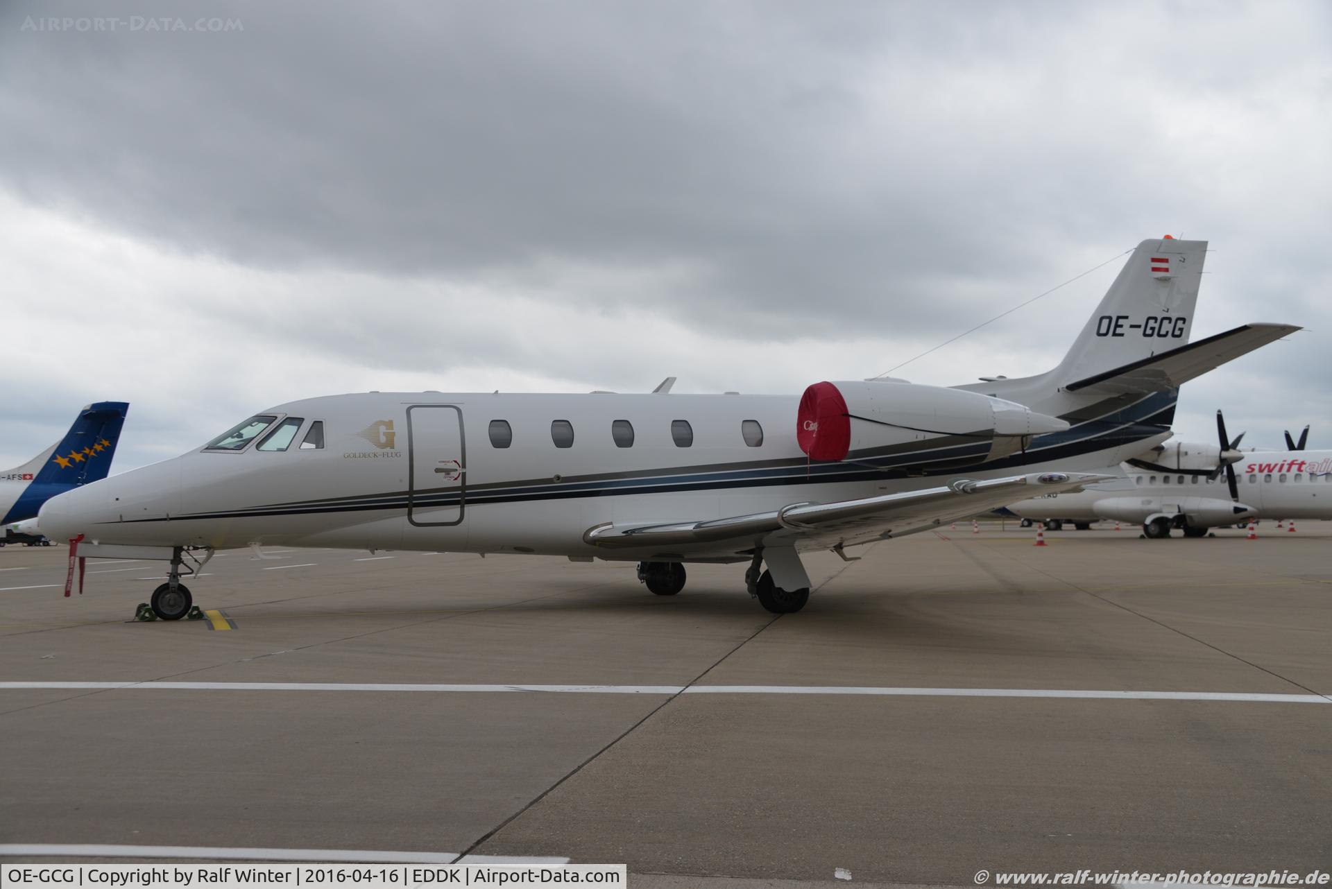 OE-GCG, 2003 Cessna 560XL Citation XL C/N 560-5316, Cessna 560XL Citation Exel - GDK Goldeck Flug - 560-5316 - OE-GCG - 16.04.2016 - CGN