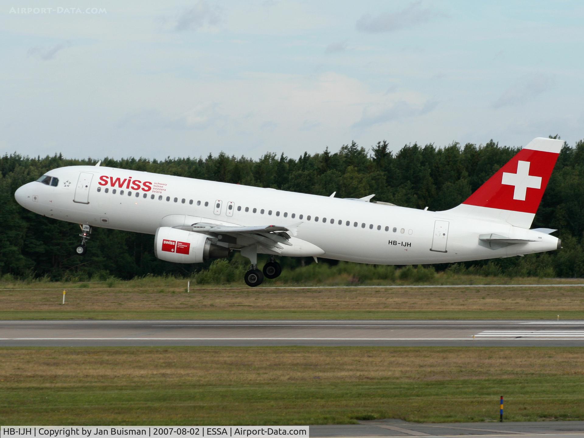 HB-IJH, 1996 Airbus A320-214 C/N 574, Swiss