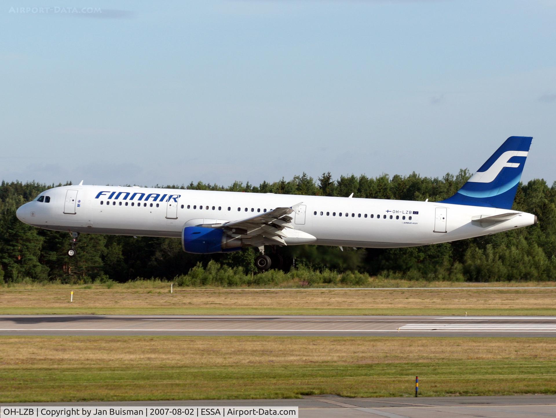 OH-LZB, 1999 Airbus A321-211 C/N 0961, Finnair