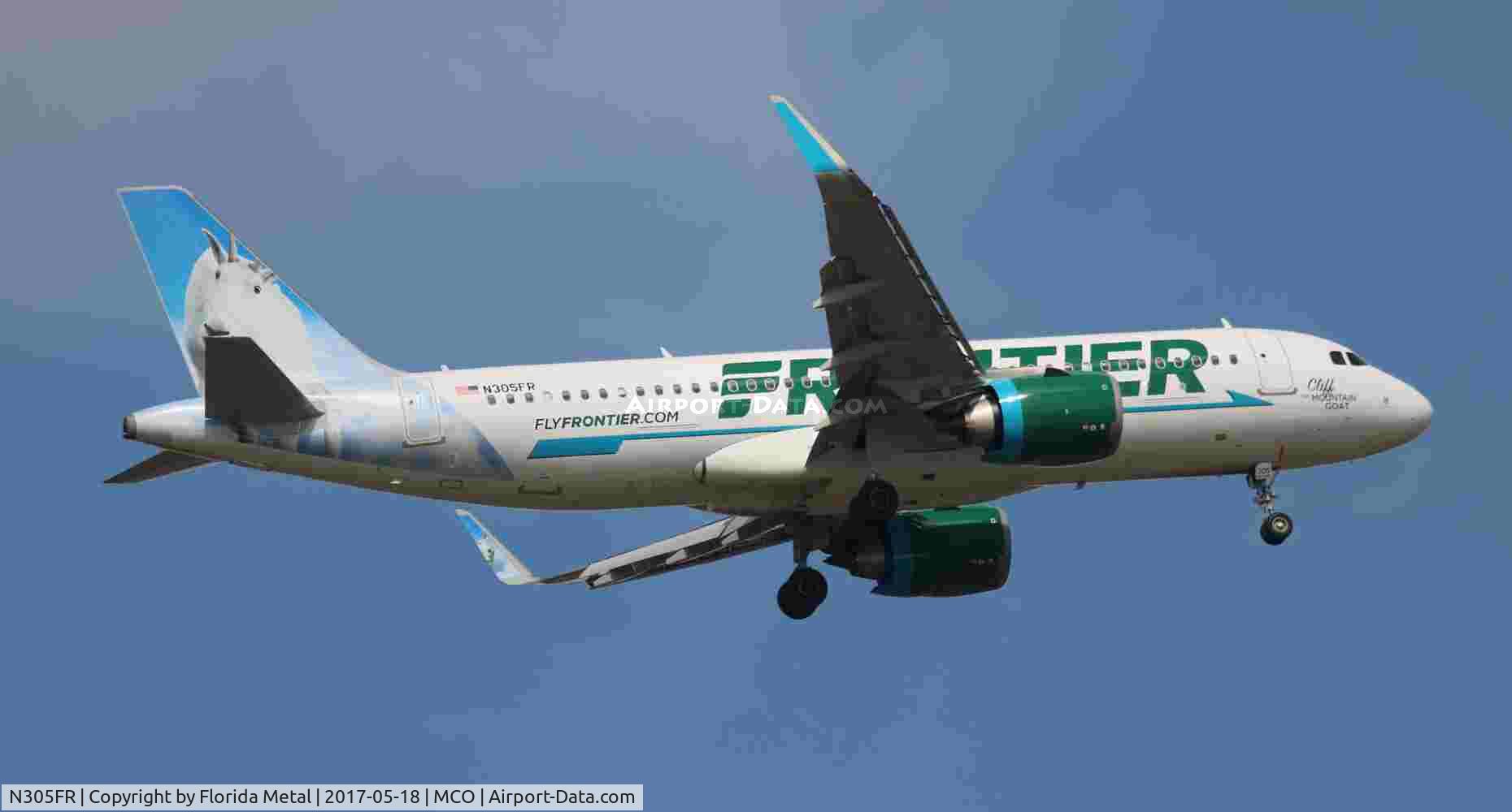 N305FR, 2016 Airbus A320-251N C/N 7387, Frontier