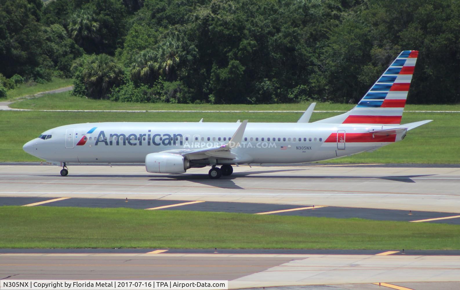 N305NX, 2016 Boeing 737-800 C/N 31253, American