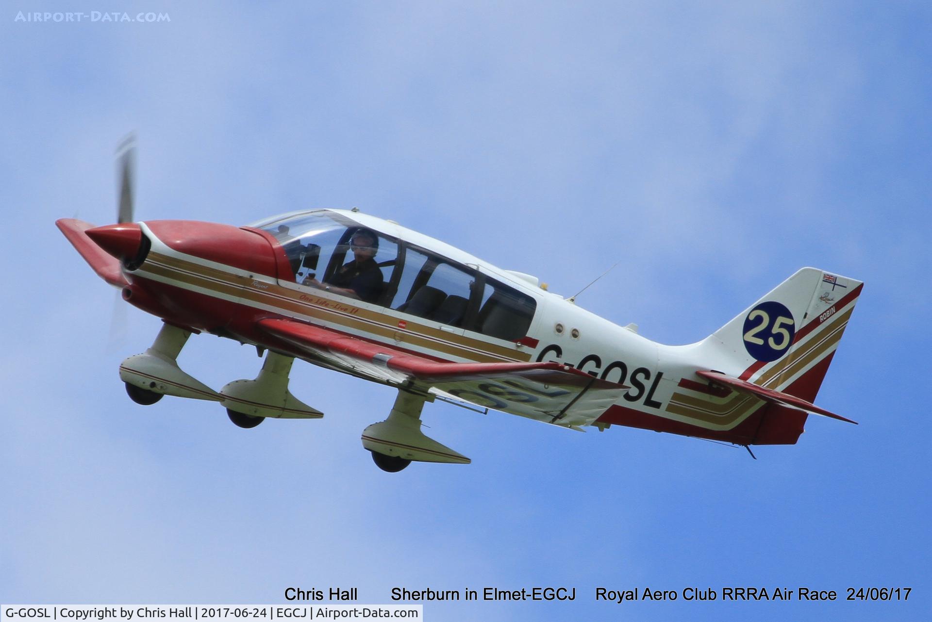 G-GOSL, 1990 Robin DR-400-180 Regent Regent C/N 1974, Royal Aero Club RRRA Air Race