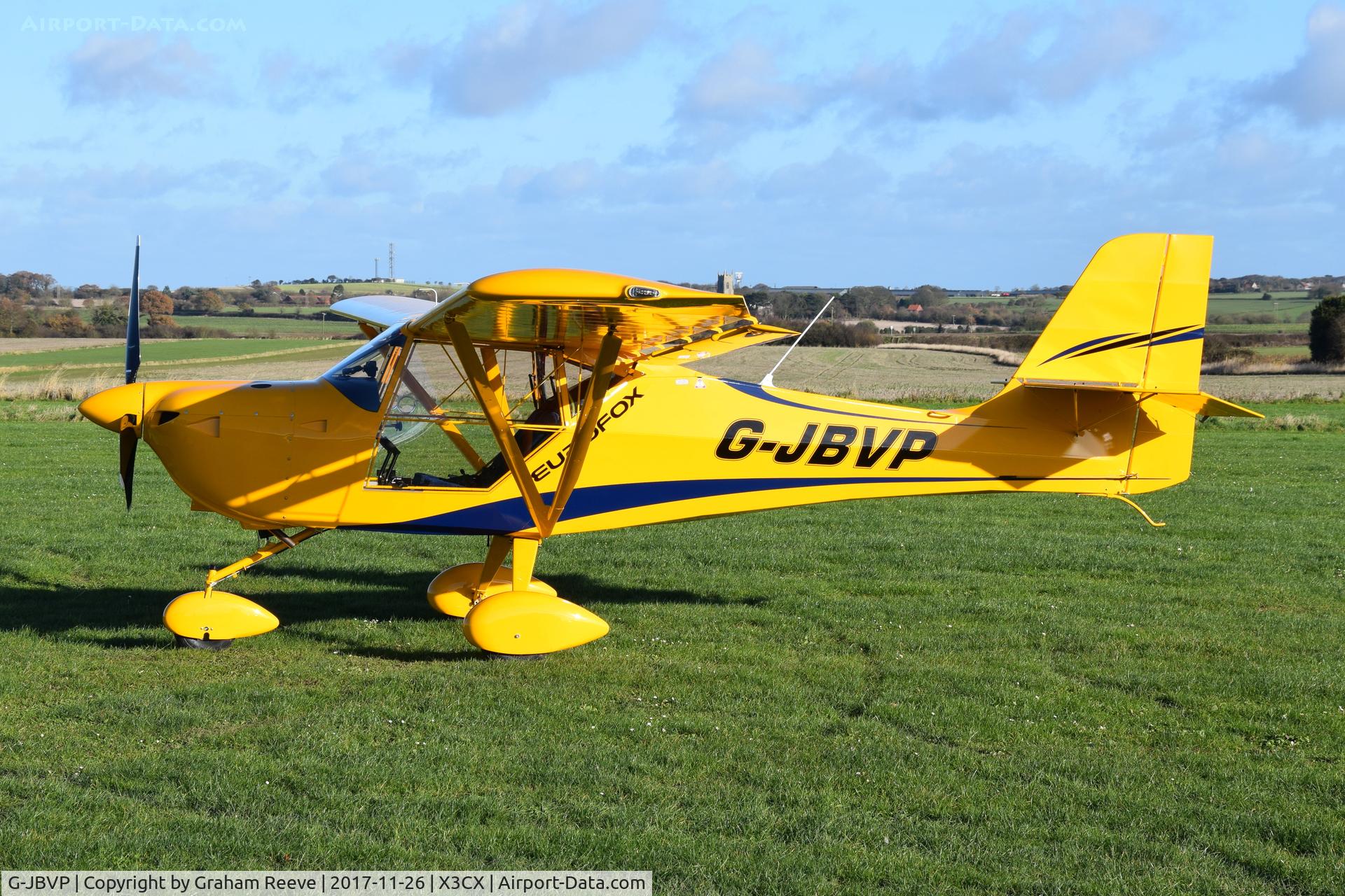 G-JBVP, 2017 Eurofox 3K C/N 52517, Parked at Northrepps.