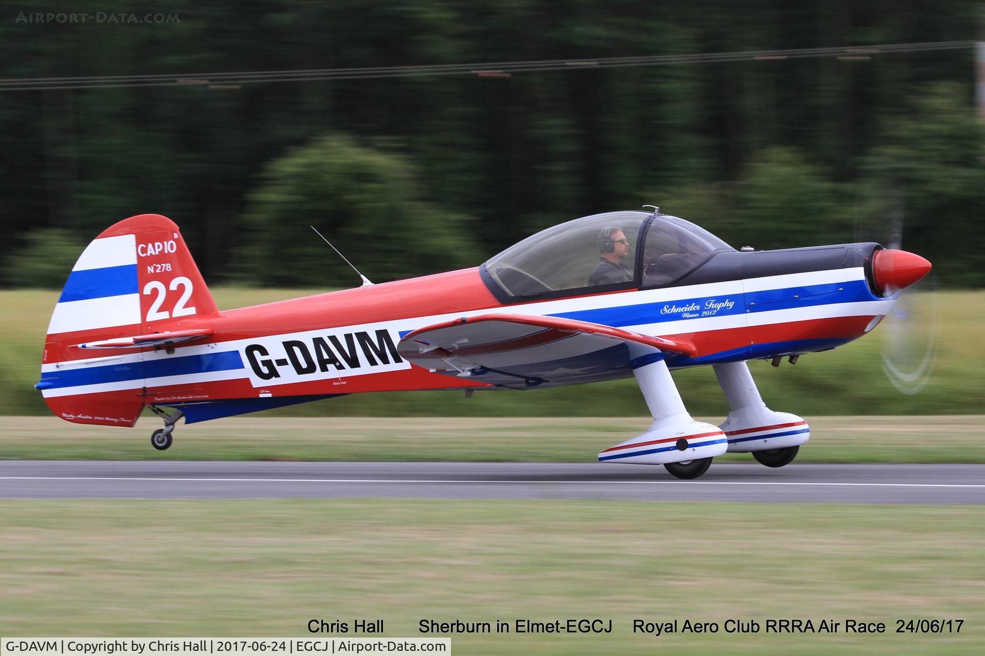 G-DAVM, 1998 Mudry CAP-10B C/N 278, Royal Aero Club RRRA Air Race