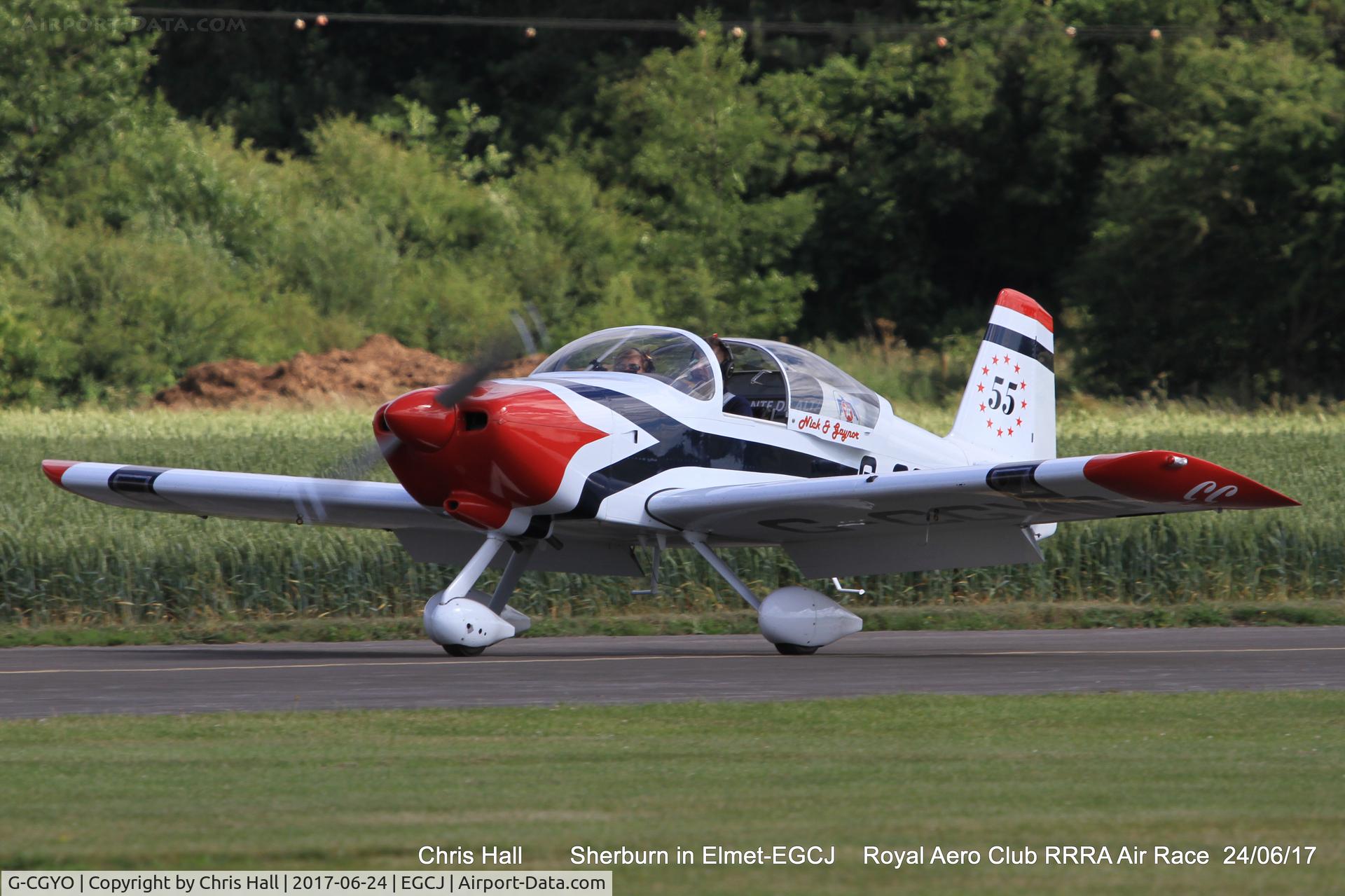 G-CGYO, 2005 Vans RV-6A C/N 24704, Royal Aero Club RRRA Air Race