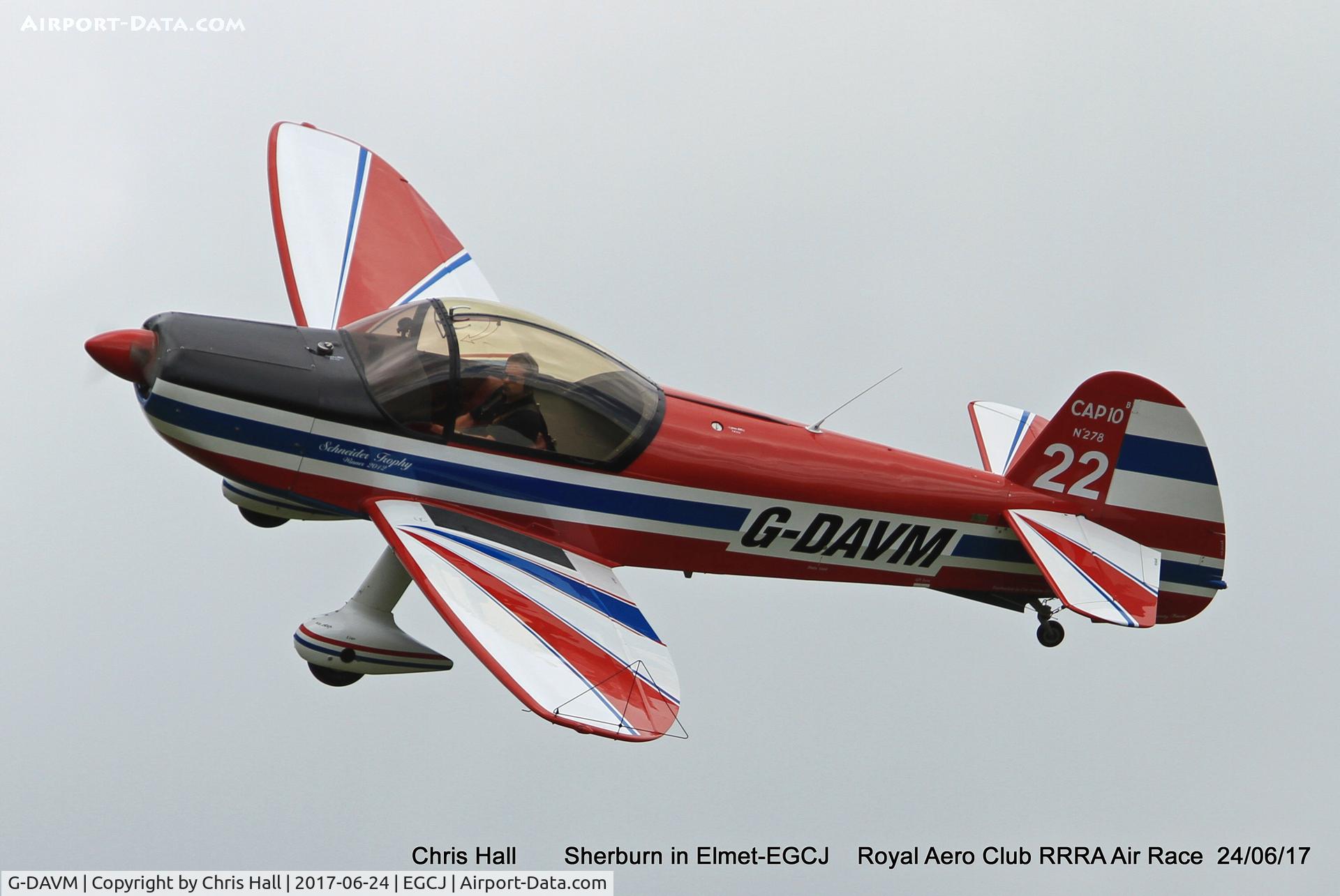 G-DAVM, 1998 Mudry CAP-10B C/N 278, Royal Aero Club RRRA Air Race