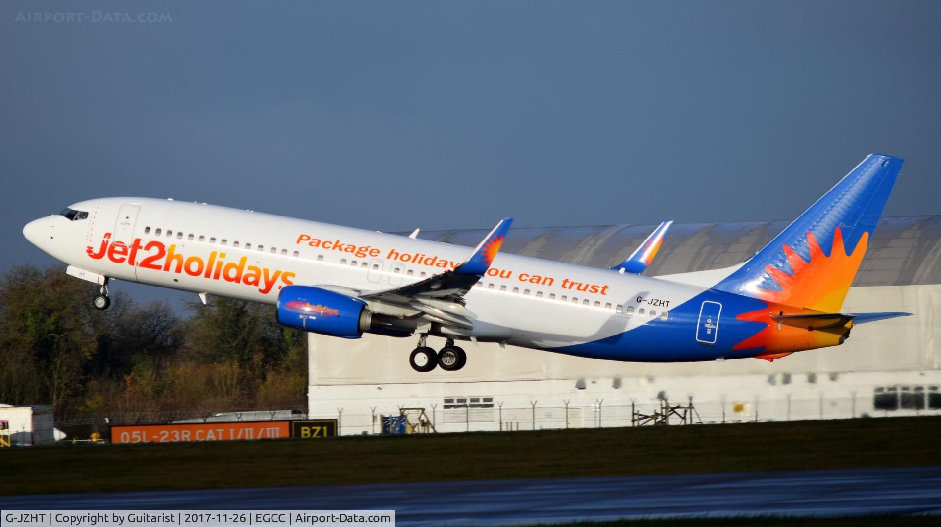 G-JZHT, 2017 Boeing 737-8MG C/N 63150, At Manchester
