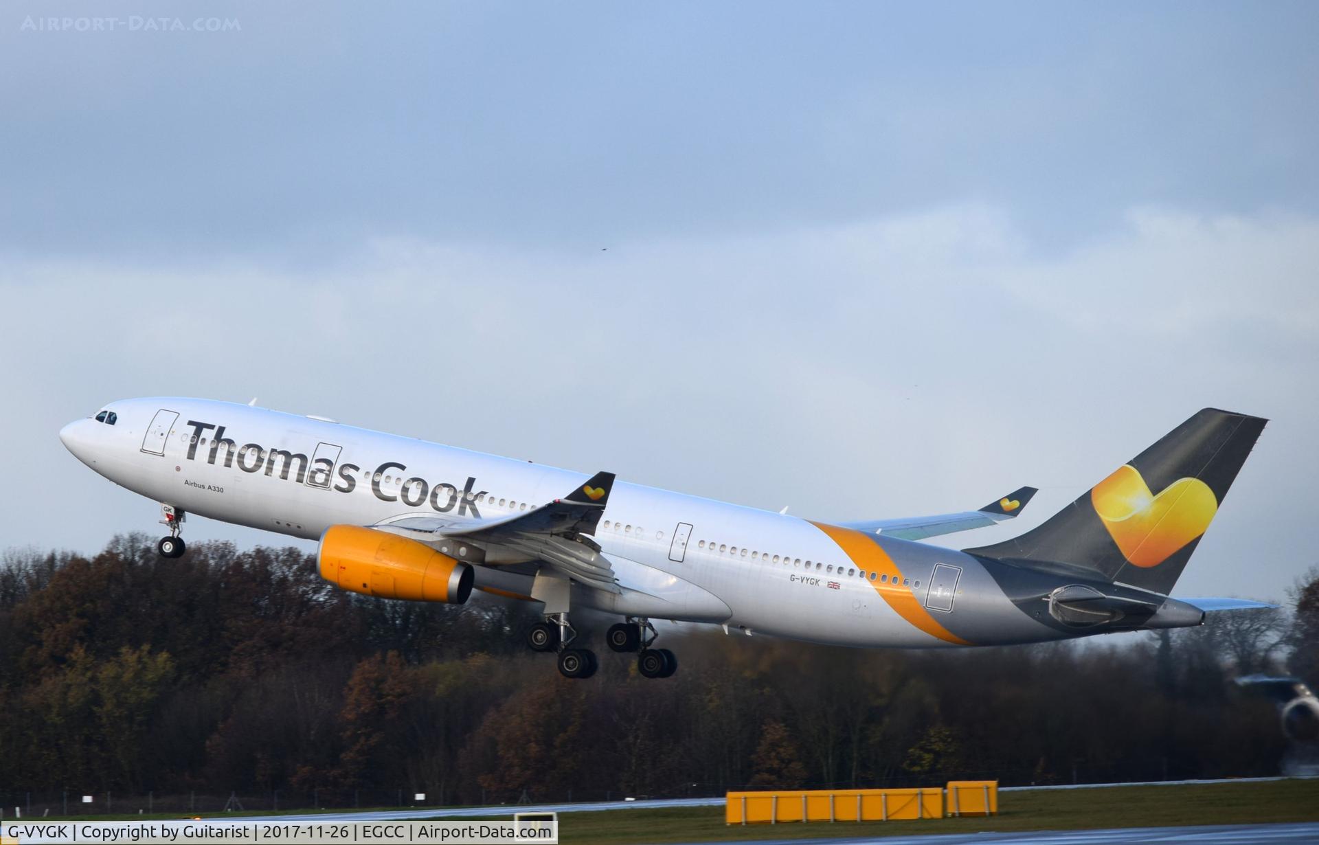 G-VYGK, 2014 Airbus A330-243 C/N 1498, At Manchester