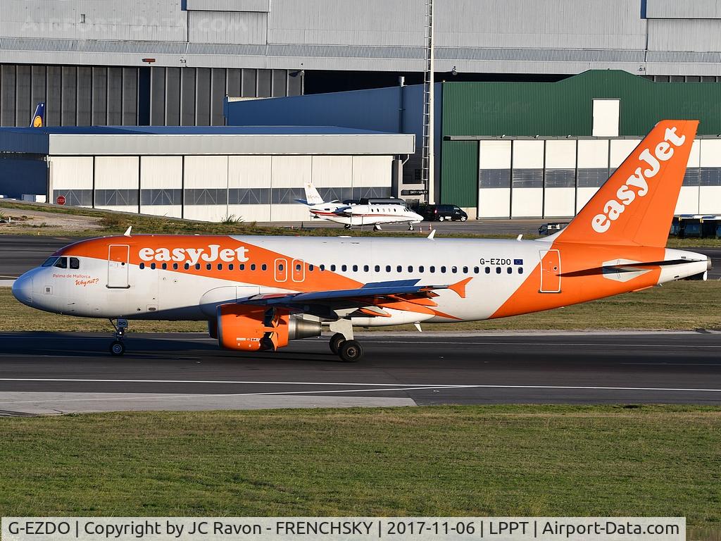 G-EZDO, 2008 Airbus A319-111 C/N 3634, easyJet UK landing runway 03