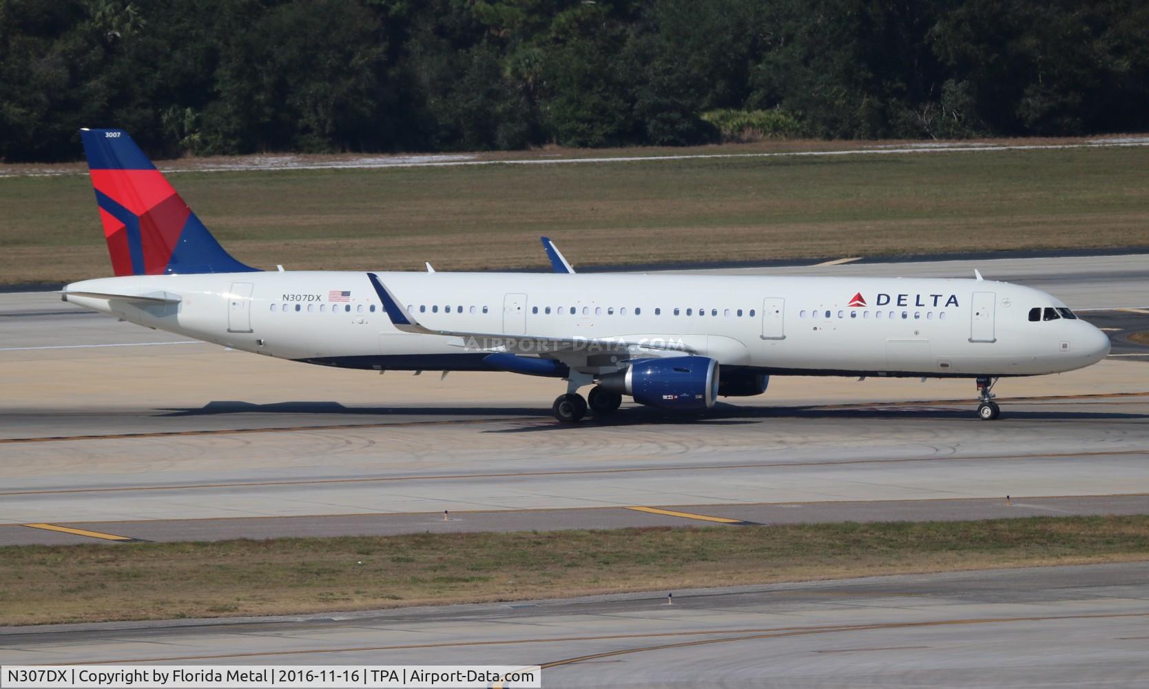 N307DX, 2016 Airbus A321-211 C/N 7214, Delta