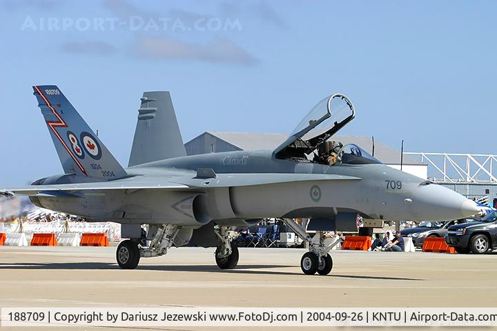 188709, McDonnell Douglas CF-188A Hornet C/N 0134/A101, CAF CF-188 Hornet 188709  from 425 TFS 