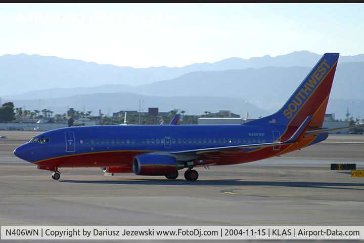 N406WN, 2001 Boeing 737-7H4 C/N 27894, Boeing 737-7H4 - Southwest Airlines  C/N 27894, N406WN