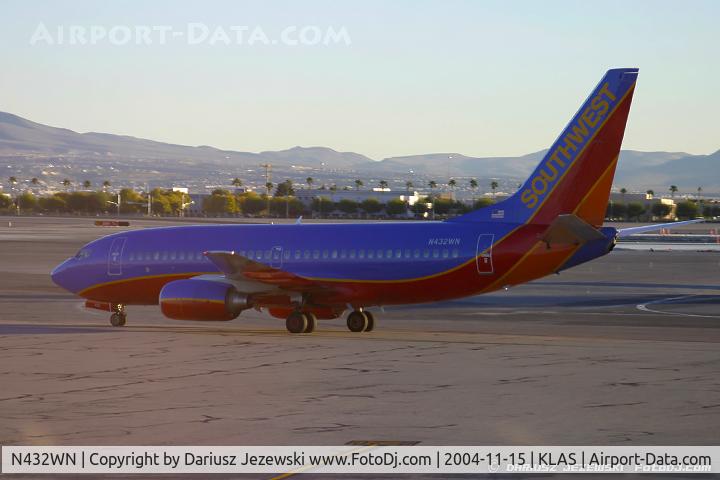N432WN, 2003 Boeing 737-7H4 C/N 33715, Boeing 737-7H4 - Southwest Airlines  C/N 33715, N432WN