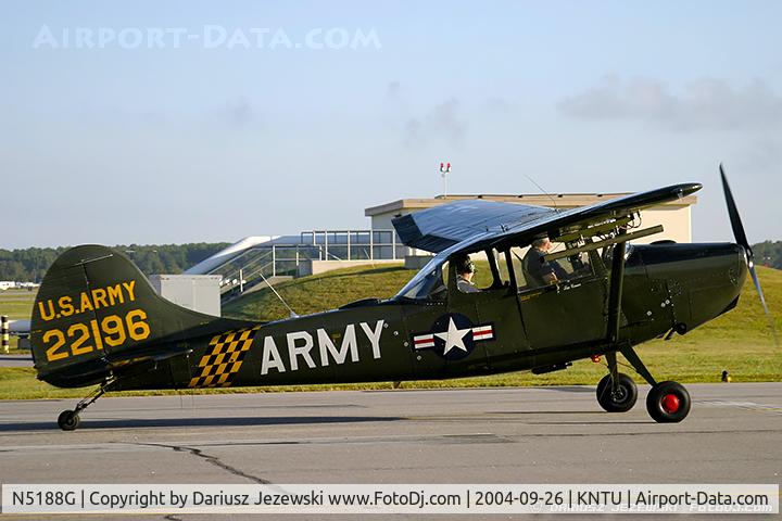 N5188G, 1951 Cessna 305A C/N 22196, Cessna 305A L-19A Bird Dog  C/N 22196, N5188G