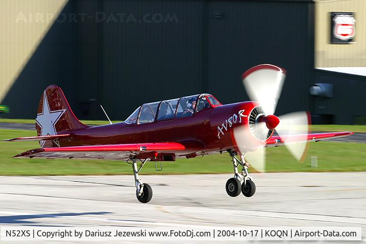 N52XS, Yakovlev (Aerostar) Yak-52W C/N 9912203, Yakovlev (Aerostar) Yak-52TW  C/N 9912203, NX52XS