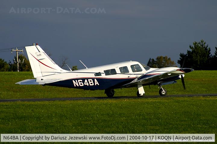 N64BA, Piper PA-34-200T C/N 34-7970341, Piper PA-34-200T Seneca II  C/N 34-7970341, N64BA