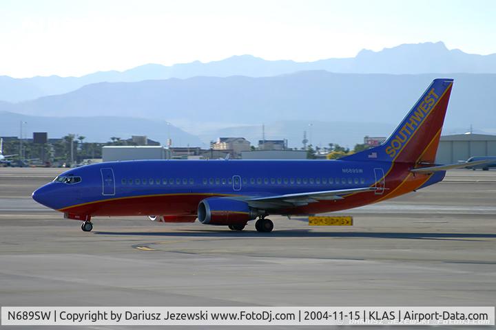 N689SW, 1985 Boeing 737-3Q8 C/N 23387, Boeing 737-3Q8 - Southwest Airlines  C/N 23387, N689SW