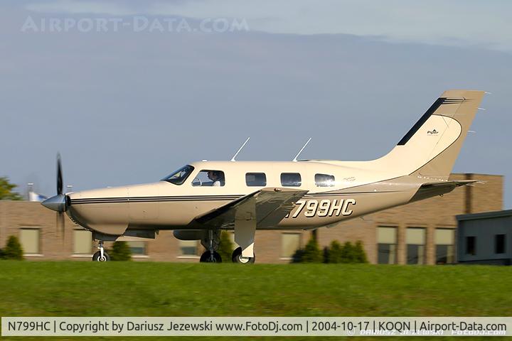 N799HC, 1999 Piper PA-46-350P Malibu Mirage C/N 4636219, Piper PA-46-350P Malibu Mirage  C/N 4636219, N799HC