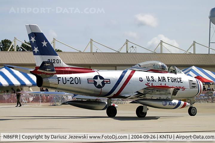 N86FR, 1952 North American F-86F Sabre C/N 191-655, North American F-86F Sabre  C/N 52-4959, NX86FR