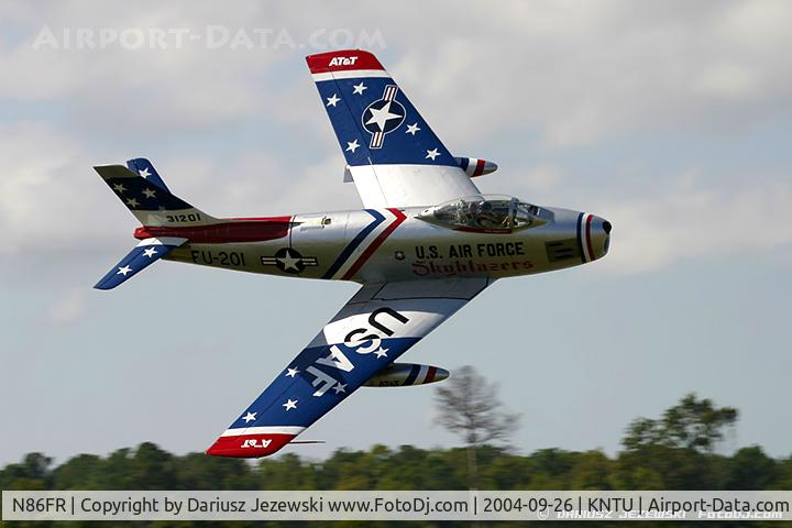 N86FR, 1952 North American F-86F Sabre C/N 191-655, North American F-86F Sabre  C/N 52-4959, NX86FR