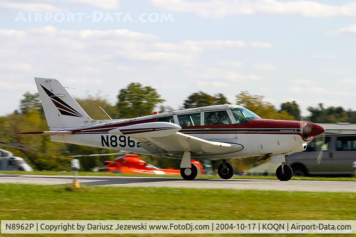 N8962P, 1966 Piper PA-24-260 Comanche C/N 24-4419, Piper PA-24-160 Comanche  C/N 24-4419, N8962P