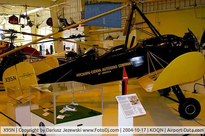 X95N, 1929 Pitcairn-Cierva PCA-1A C/N 02, Pitcairn Cierva Autogiro PCA-1A  C/N 02 X95N - American Helicopter Museum