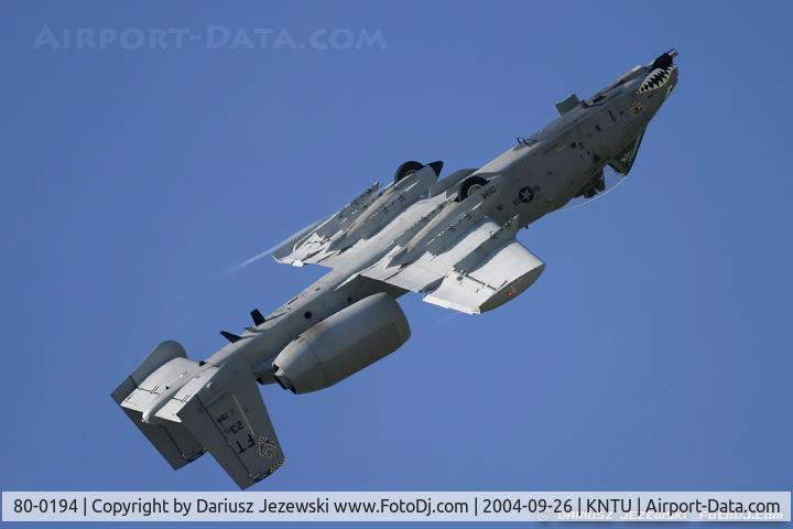 80-0194, 1980 Fairchild Republic A-10C Thunderbolt II C/N A10-0544, A-10C Thunderbolt II 80-0194 FT from 74th FS 