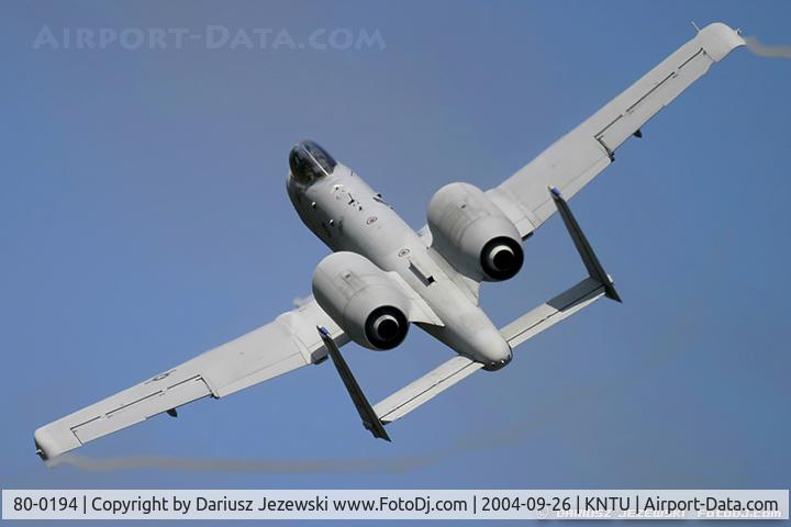 80-0194, 1980 Fairchild Republic A-10C Thunderbolt II C/N A10-0544, A-10C Thunderbolt II 80-0194 FT from 74th FS 