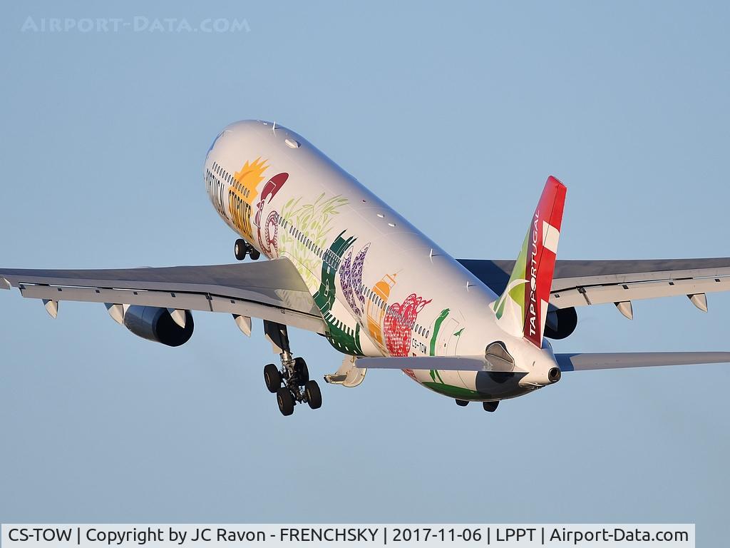 CS-TOW, 2009 Airbus A330-343E C/N 1012, João Vaz Côrte-Real take off runway 03