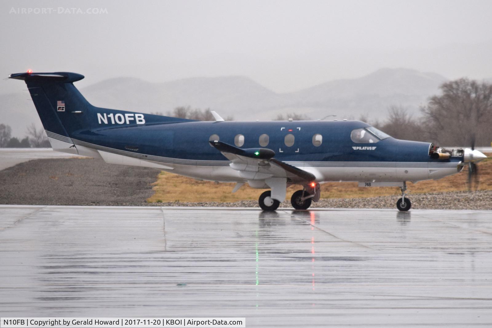 N10FB, 2006 Pilatus PC-12/47 C/N 748, Engine run up.