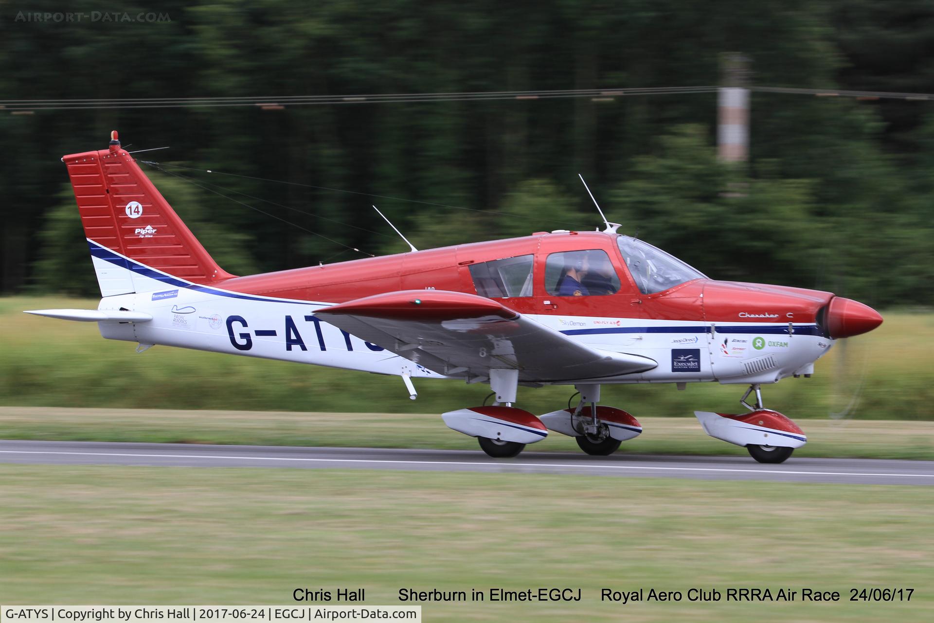 G-ATYS, 1966 Piper PA-28-180 Cherokee C/N 28-3296, Royal Aero Club RRRA Air Race