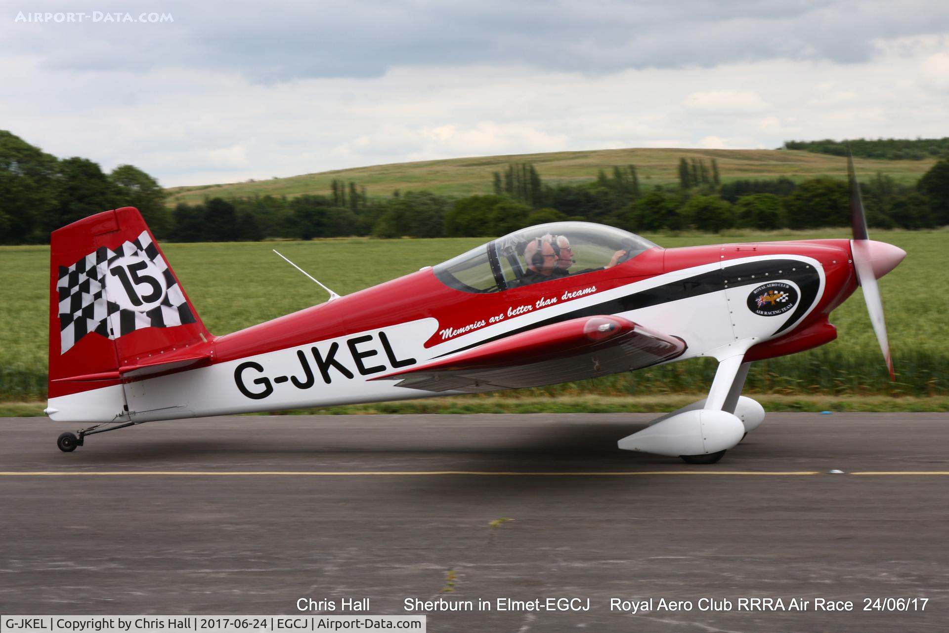 G-JKEL, 2010 Vans RV-7 C/N PFA 323-14170, Royal Aero Club RRRA Air Race